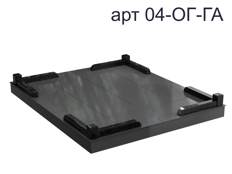 Ограда из гранита 04-ОГ-ГА